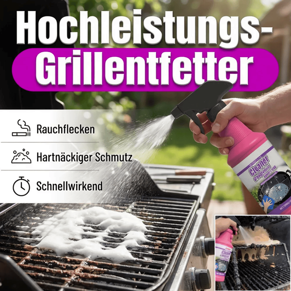 ✨🧼 Schnell wirkendes Hochleistungs-Grill-Entfettungsspray