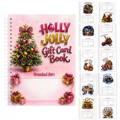 🎁50 % RABATT – Perfekt für Weihnachten! 🎅 🎄 Weihnachts-Geschenkkartenalbum – DIY Spiralalbum für persönliche Geschenke 👍