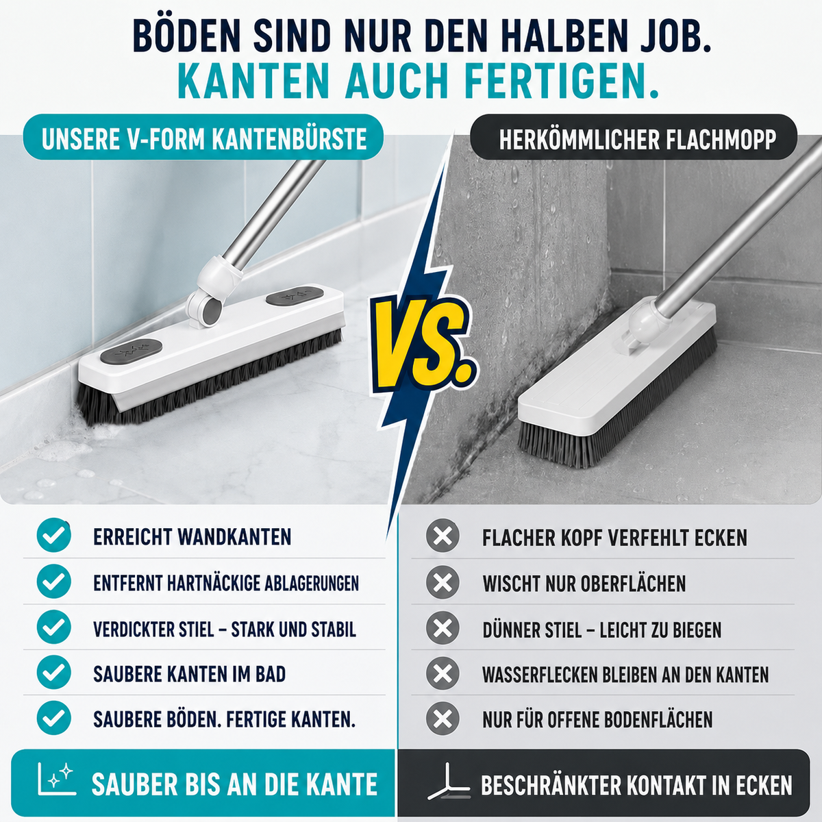 upsell🔥Letzter Tag Sonderangebot🔥180° drehbare Fugenreinigungsbürste – Ausziehbares und verstellbares, freihändiges Reinigungswerkzeug, geeignet für Fenster, Schiebetüren, enge Fugen und die gründliche Reinigung des gesamten Hauses.