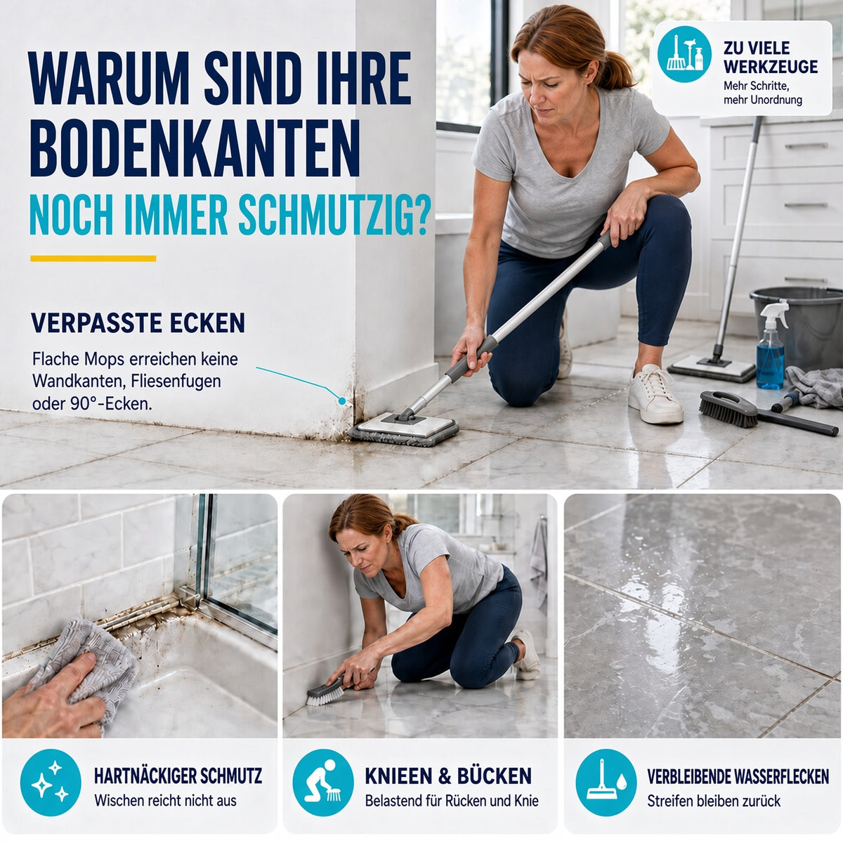 upsell🔥Letzter Tag Sonderangebot🔥180° drehbare Fugenreinigungsbürste – Ausziehbares und verstellbares, freihändiges Reinigungswerkzeug, geeignet für Fenster, Schiebetüren, enge Fugen und die gründliche Reinigung des gesamten Hauses.