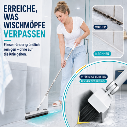 upsell🔥Letzter Tag Sonderangebot🔥180° drehbare Fugenreinigungsbürste – Ausziehbares und verstellbares, freihändiges Reinigungswerkzeug, geeignet für Fenster, Schiebetüren, enge Fugen und die gründliche Reinigung des gesamten Hauses.