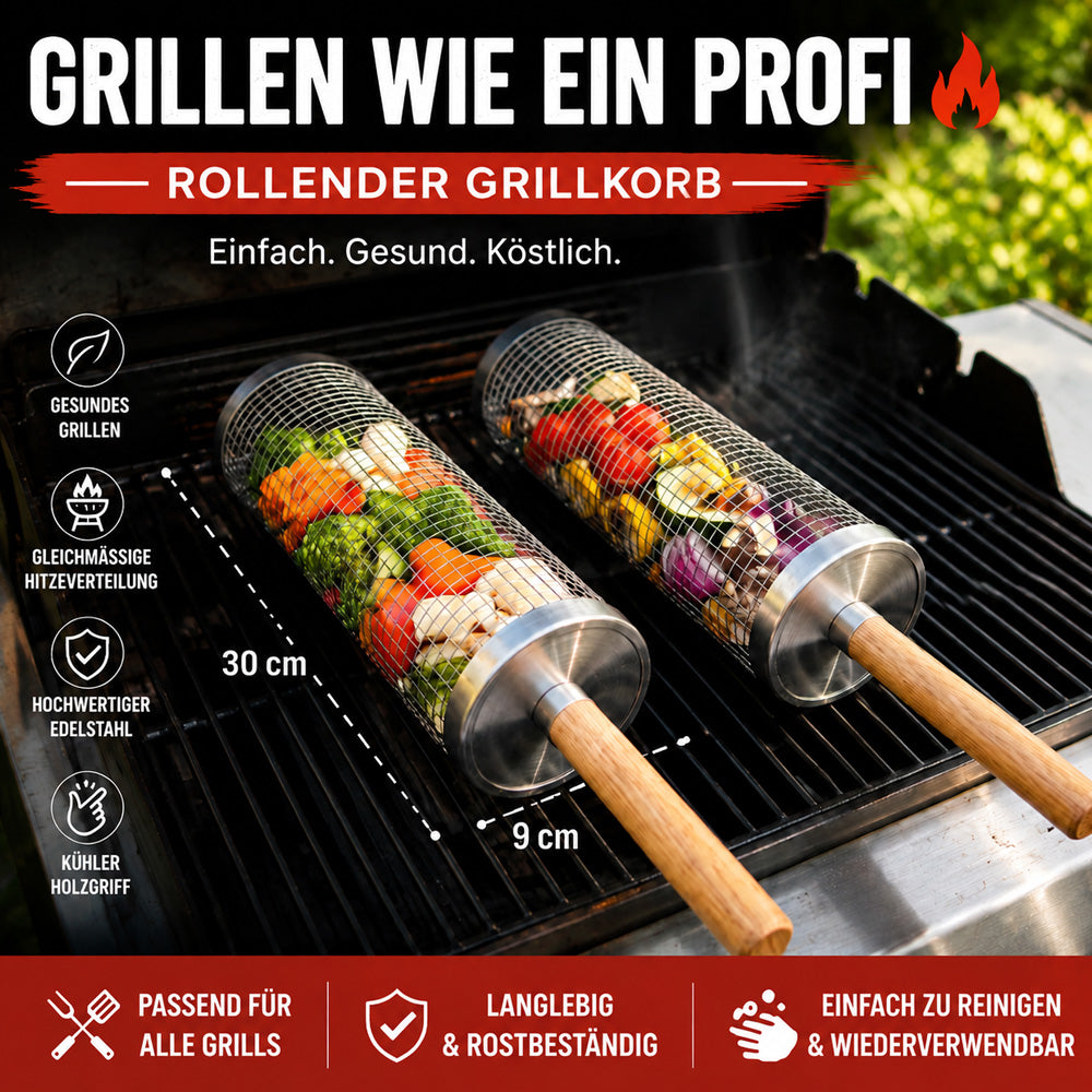 🔥Rollende Grillmand 🔥