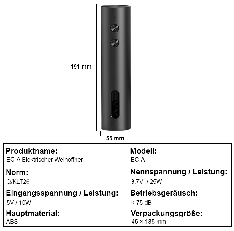 🎉Neujahrsdeal! 50% Rabatt🍷 WEINMEISTER Pro – Elektrischer Korkenzieher-Set ✨ Premium Design | Leise & Kraftvoll | Wiederaufladbar