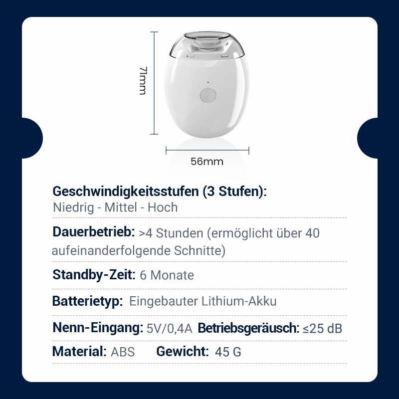 💥LETZTER TAG VERKAUF 50% RABATT💥 Universelle automatische Nagelfeile für Erwachsene und Kinder👶 – Safe, Quiet & Easy -Remifa®