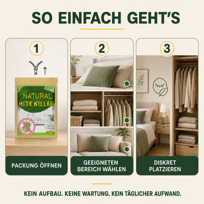 ♻️Milbenschutz-Säckchen gegen Hausstaubmilben | Milben in Matratze, Bett und Sofa wirksam bekämpfen – für hygienische Frische und erholsamen Schlaf✨