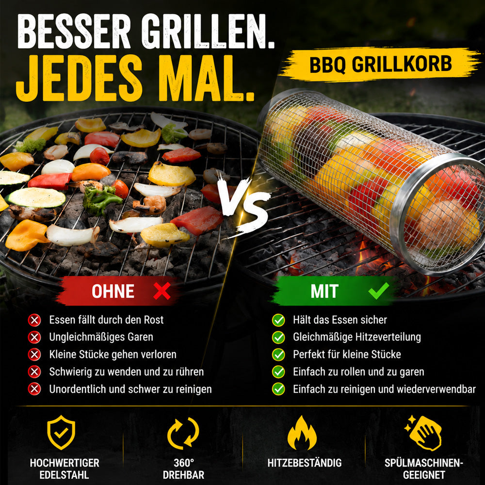 🔥Rollende Grillmand 🔥