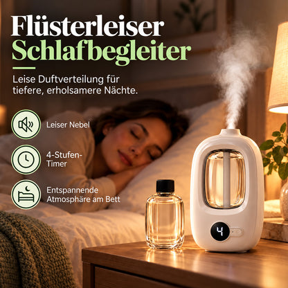 📢📢50 % RABATT! ⏰🎶Kabelloser Aroma-Diffusor mit Sandelholzduft – 4 Timer, leiser Betrieb & elegantes Dufterlebnis🌿💡