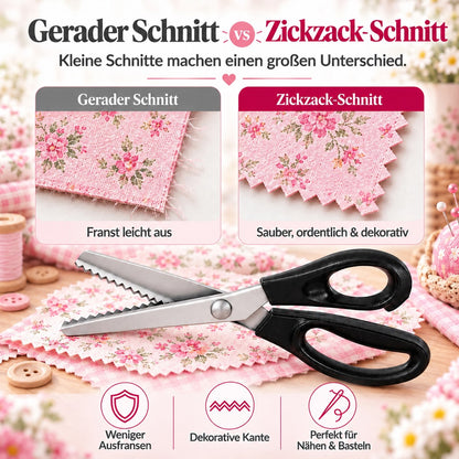✂️ 2er Set Stoffscheren für kreative Kleidung – Fransen entfernen, Kanten veredeln & alte Kleidung neu gestalten