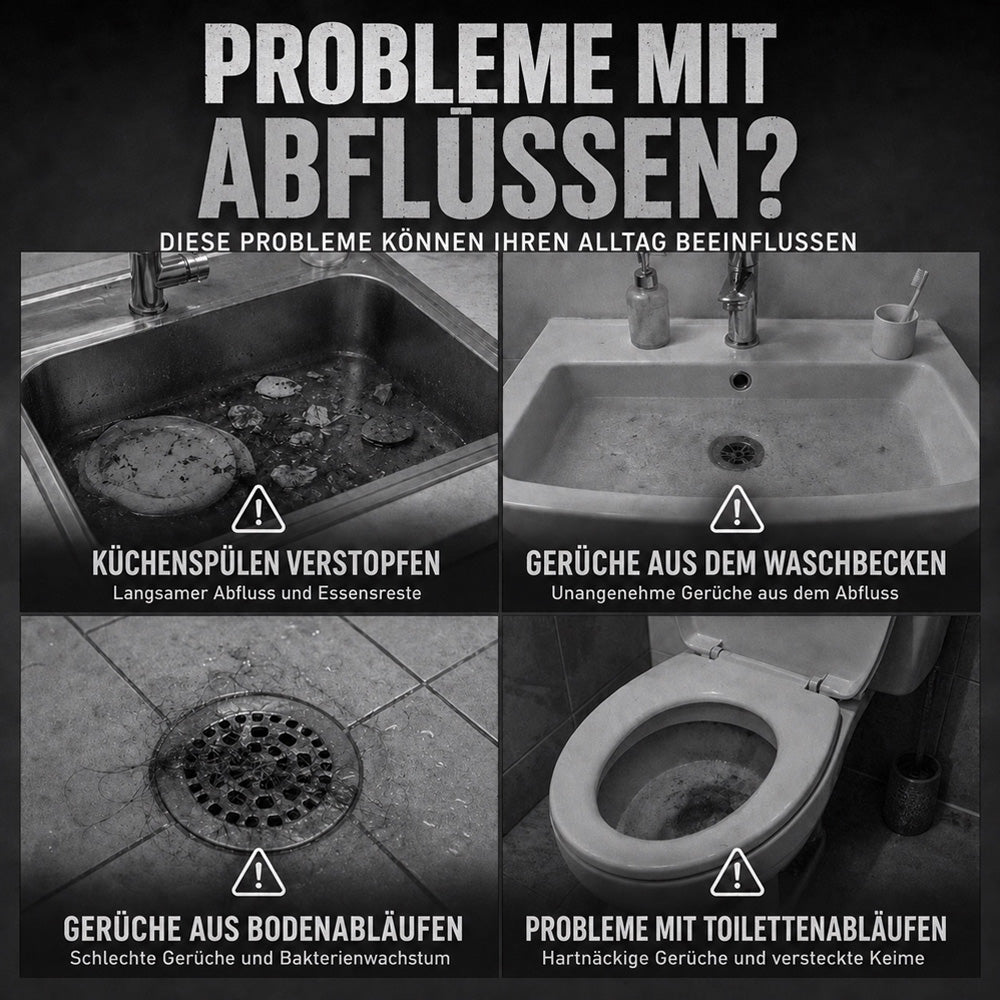 🏠💧 48 % Rabatt! Abfluss‑Deodorant‑Tabs – Bio‑Enzym‑Formel neutralisiert Gerüche direkt an der Quelle. Sofortiger Frischeduft, ohne aggressive Chemikalien. Verabschieden Sie sich von unangenehmen Gerüchen. 🚰✅