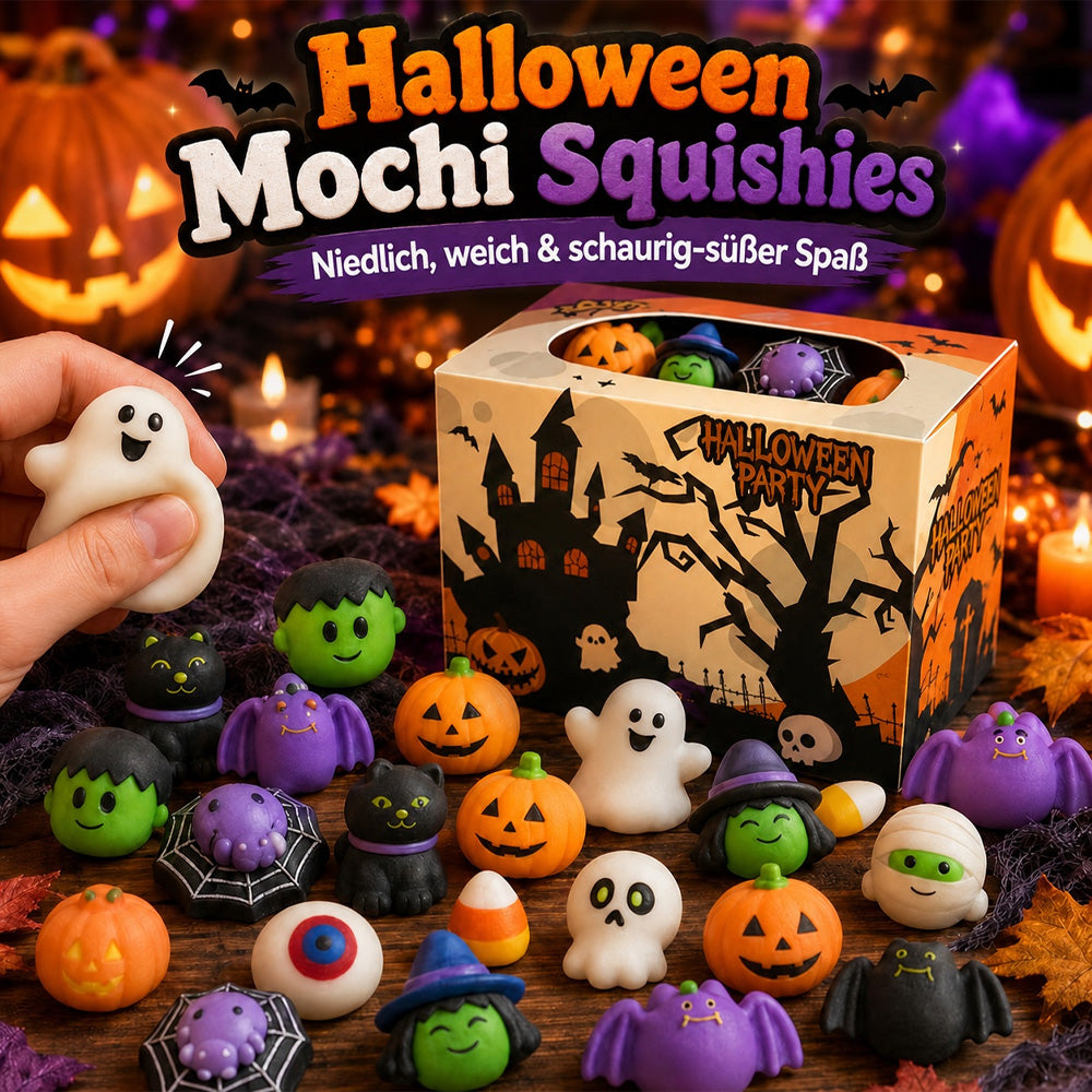 🎃👻Halloween Squishy Set – Kleine Überraschungen für die ganze Party