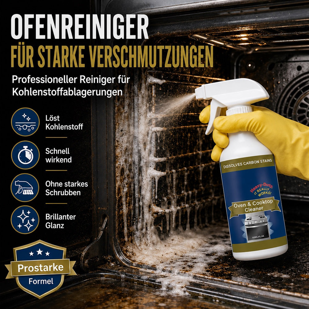 💥Sofortige Reinigung 🌻Hochwirksames Reinigungsspray für Backofen und Kochfeld🔥