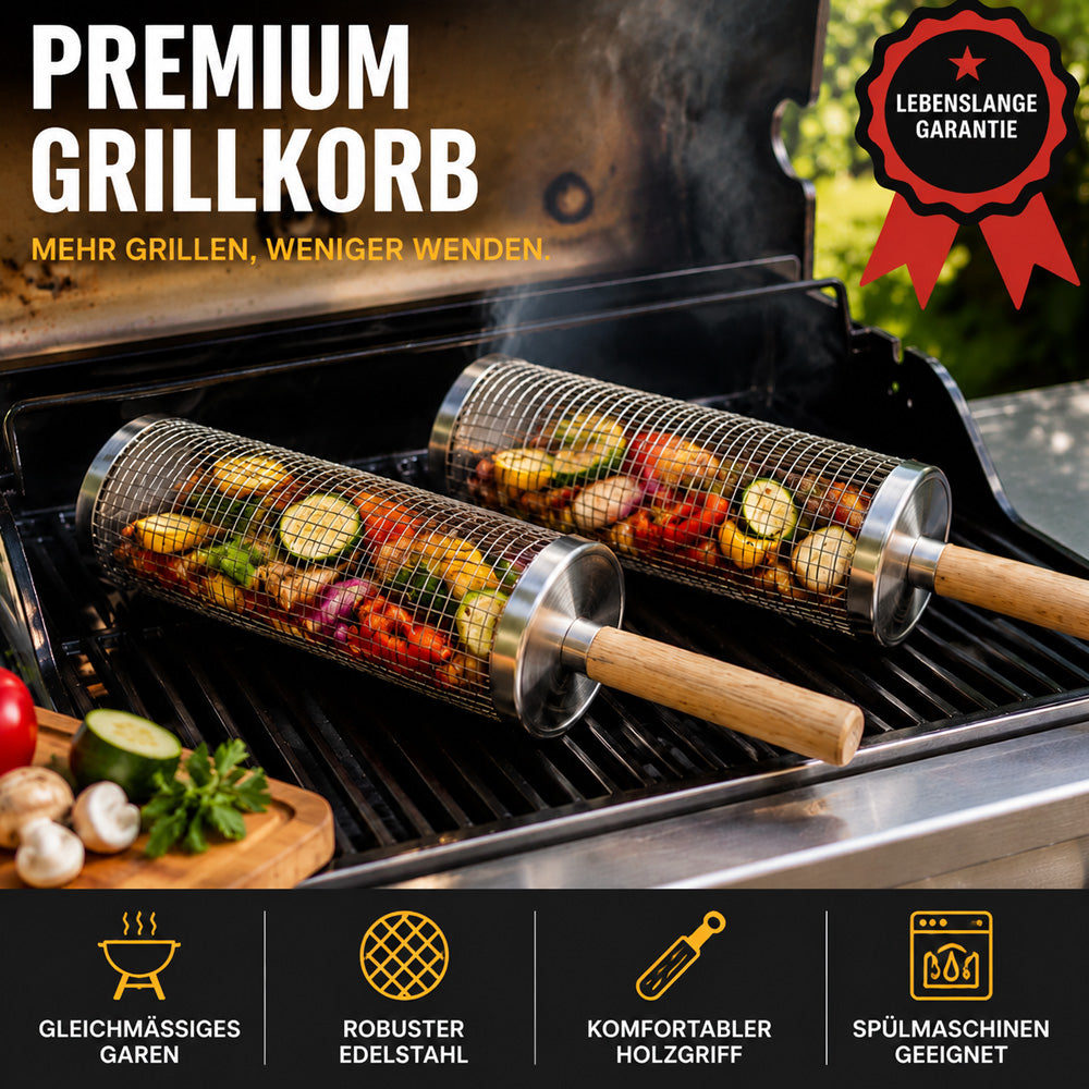 🔥Rollende Grillmand 🔥