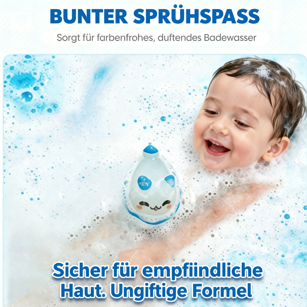 🛁 [12-teiliges Geschenkset mit Badekugeln für Kinder 💙] – 12 Tage lang jeden Tag eine neue Überraschung aus der Unterwasserwelt! 🐳 🎁