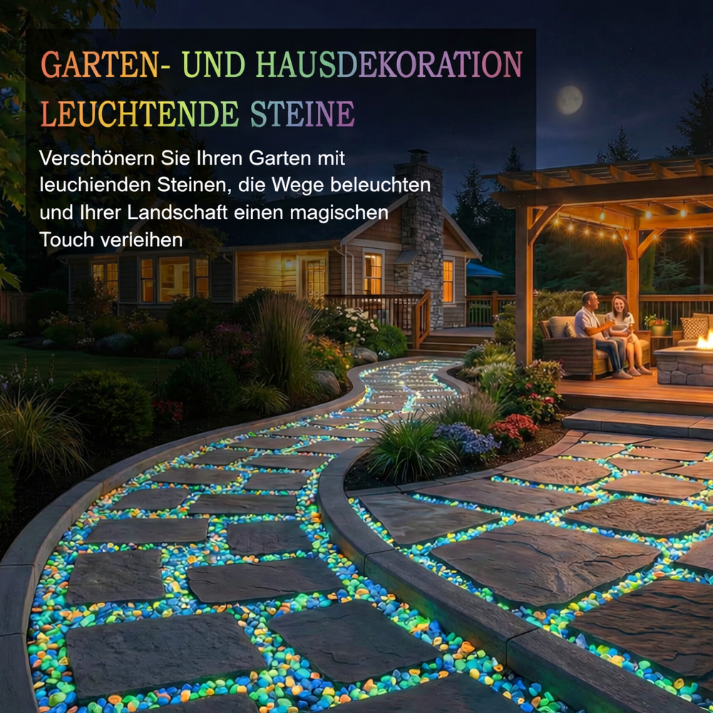 🔥1000 kaufen, 1000 gratis dazu🔥Leuchtende Steine für Garten- und Wohnkultur
