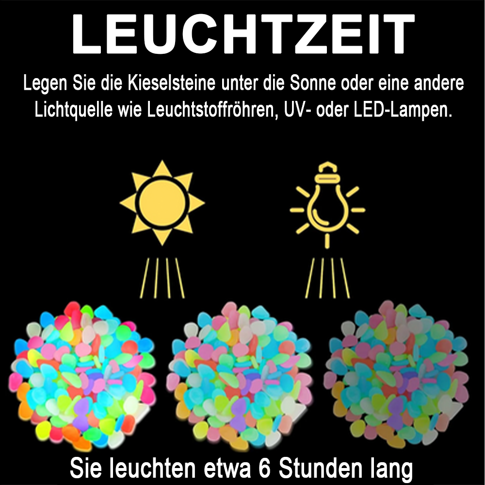 🔥1000 kaufen, 1000 gratis dazu🔥Leuchtende Steine für Garten- und Wohnkultur