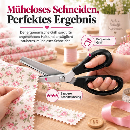 ✂️ 2er Set Stoffscheren für kreative Kleidung – Fransen entfernen, Kanten veredeln & alte Kleidung neu gestalten