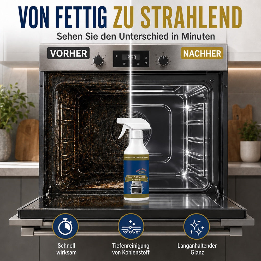 💥Sofortige Reinigung 🌻Hochwirksames Reinigungsspray für Backofen und Kochfeld🔥