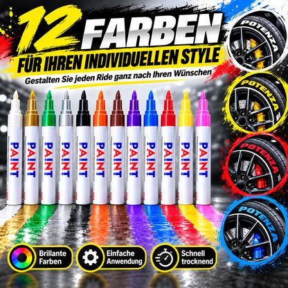 🌈Reifen-Schriftzug-Marker | Verleihe deinen Rädern einen individuellen Look✨
