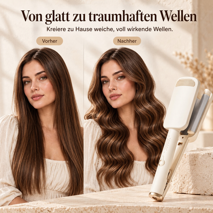✨50% RABATT 🌊 32-mm-Welleneisen – Weiche Wellen, voller Glamour! 🌊 4 Temperaturstufen, in ca. 10 Sekunden einsatzbereit, mit Ionen-Technologie