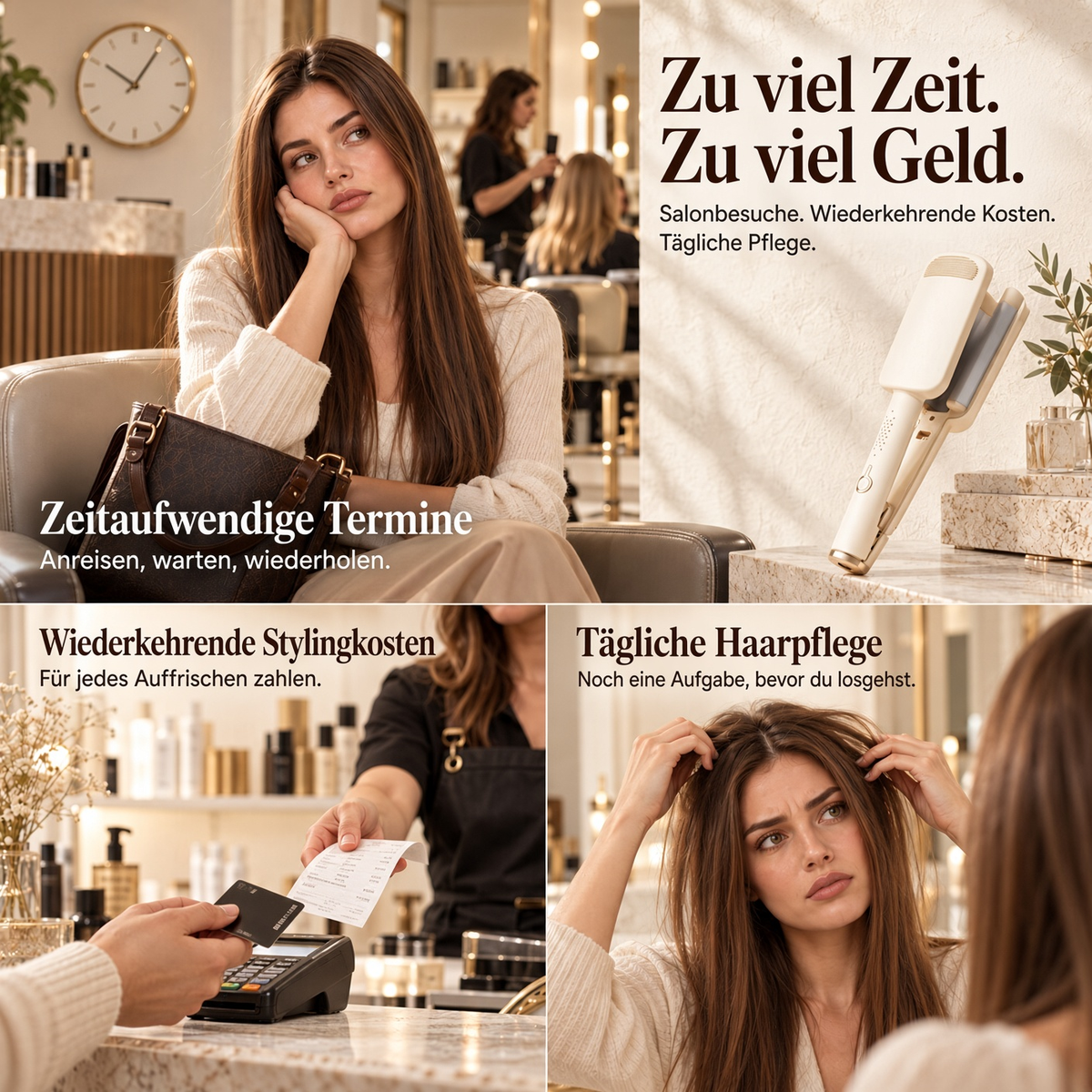 ✨50% RABATT 🌊 32-mm-Welleneisen – Weiche Wellen, voller Glamour! 🌊 4 Temperaturstufen, in ca. 10 Sekunden einsatzbereit, mit Ionen-Technologie