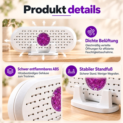 🔥 50% Rabatt  ⏰ Wiederverwendbarer Luftentfeuchter – Tragbarer Feuchtigkeitsabsorber für Zuhause, Kleiderschrank & Badezimmer