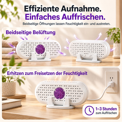 🔥 50% Rabatt  ⏰ Wiederverwendbarer Luftentfeuchter – Tragbarer Feuchtigkeitsabsorber für Zuhause, Kleiderschrank & Badezimmer