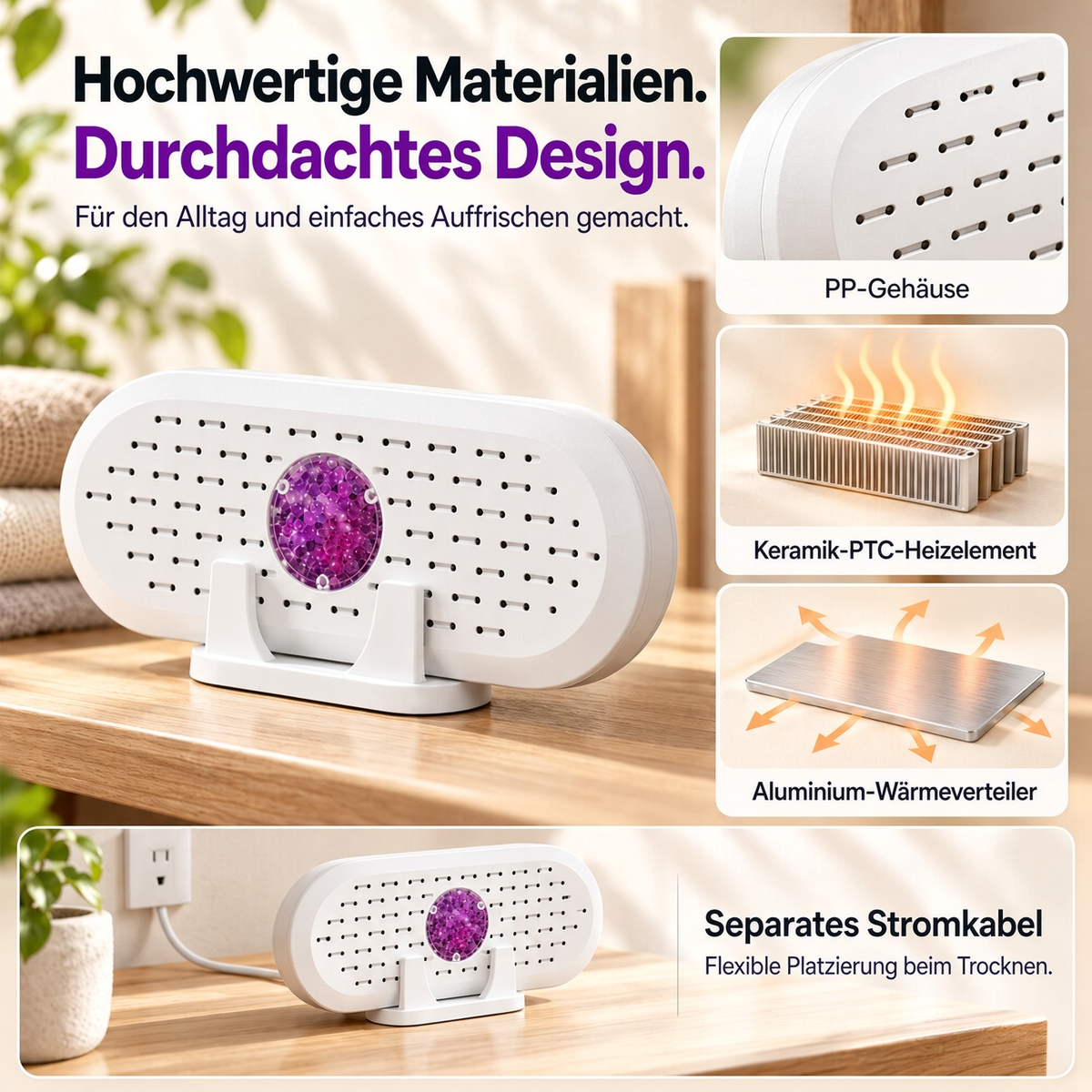 🔥 50% Rabatt  ⏰ Wiederverwendbarer Luftentfeuchter – Tragbarer Feuchtigkeitsabsorber für Zuhause, Kleiderschrank & Badezimmer