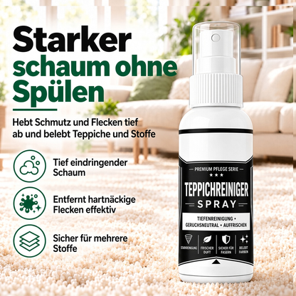 🏆 🏆 1 kaufen, 1 gratis erhalten! 🎁 Tiefenreinigendes Teppichspray – Kraftvolle Formel für Autoinnenräume, Sofas & Teppiche. Mühelose Fleckenentfernung! ✨