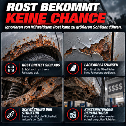 🚗💧Auto Metall Rost Reparatur Paste ｜Schnelle DIY Rostversiegelung für Radhaus, Türspalten & Fahrzeugunterboden – Repariere beschädigte Metallstellen, bring altes Blech wieder zum Neuzustand, dauerhafter Schutz vor Streusalz & Feuchtigkeit