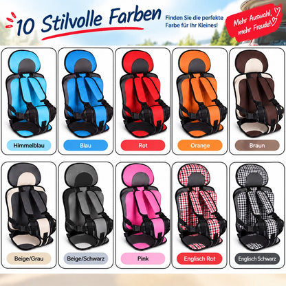 🧒 50% OFF NOW! 🚗 Foldable Child Car Safety Seat – Lightweight, Portable & Fits 0-12 Years – For Cars, Planes & Trains 🛡️