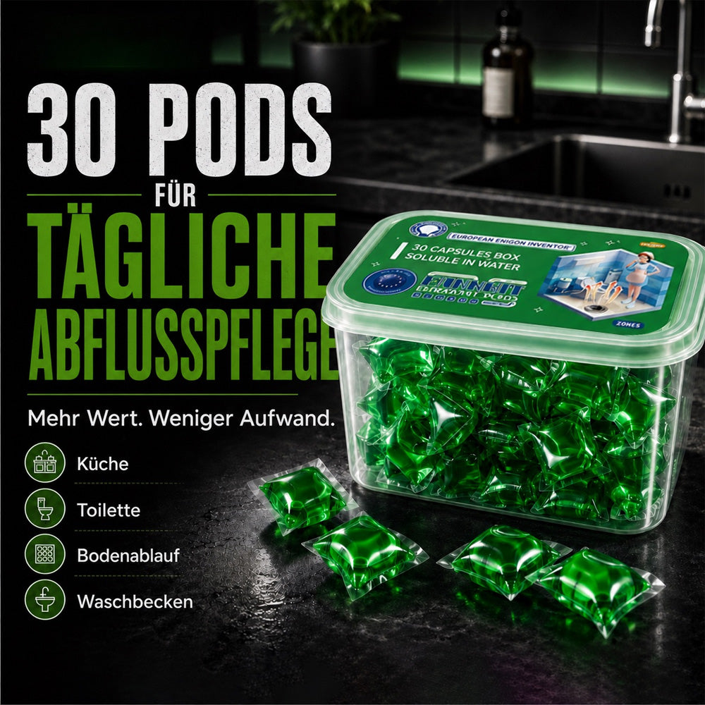 🏠💧 48 % Rabatt! Abfluss‑Deodorant‑Tabs – Bio‑Enzym‑Formel neutralisiert Gerüche direkt an der Quelle. Sofortiger Frischeduft, ohne aggressive Chemikalien. Verabschieden Sie sich von unangenehmen Gerüchen. 🚰✅