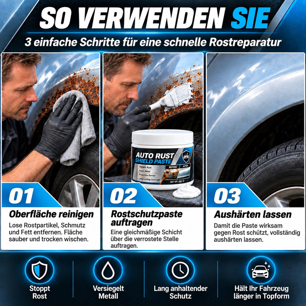 🔥36% Rabatt – Rostschutz-Reparaturpaste fürs Auto 🚗 | Für Karosserie, Radkästen & Türkanten