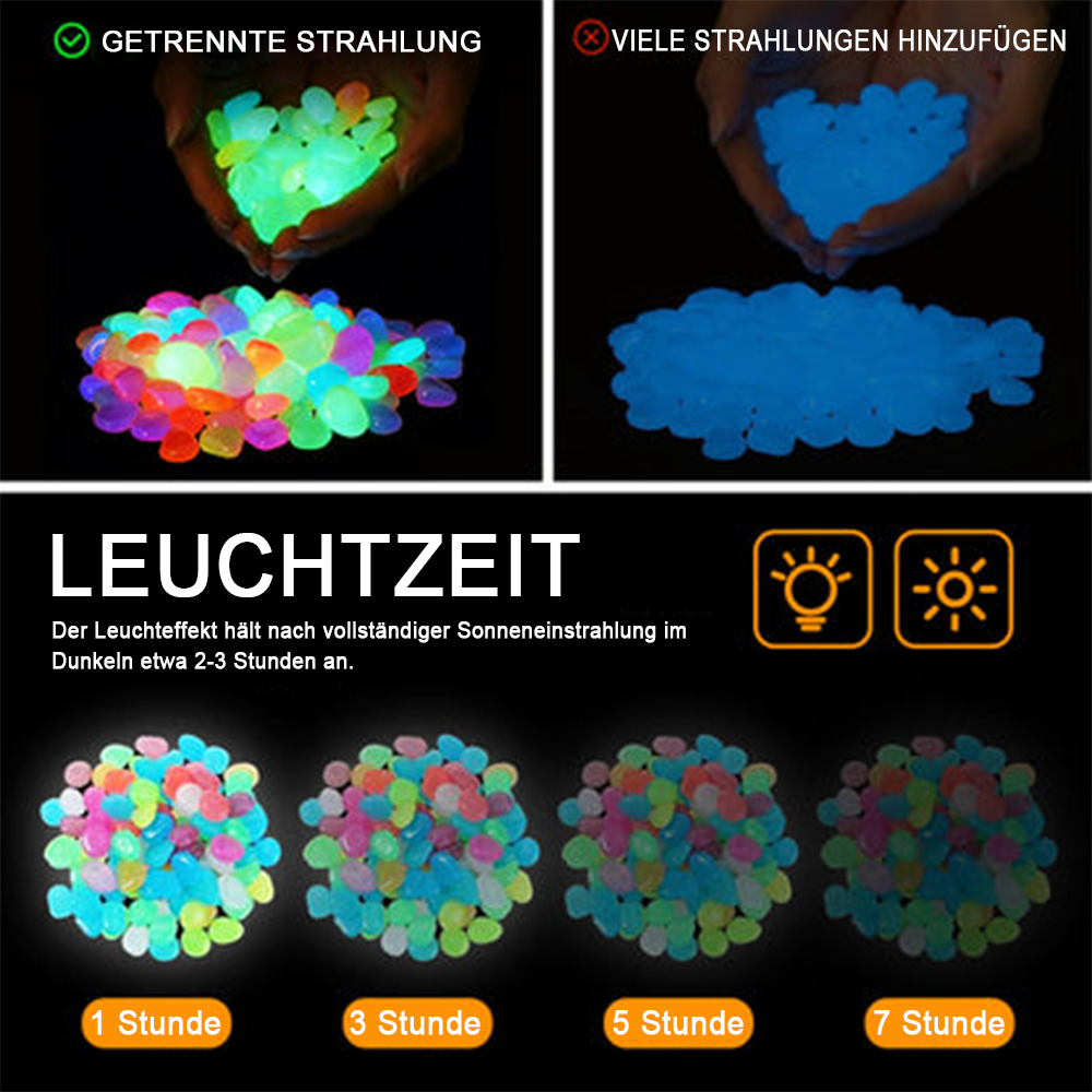 🔥1000 kaufen, 1000 gratis dazu🔥Leuchtende Steine für Garten- und Wohnkultur
