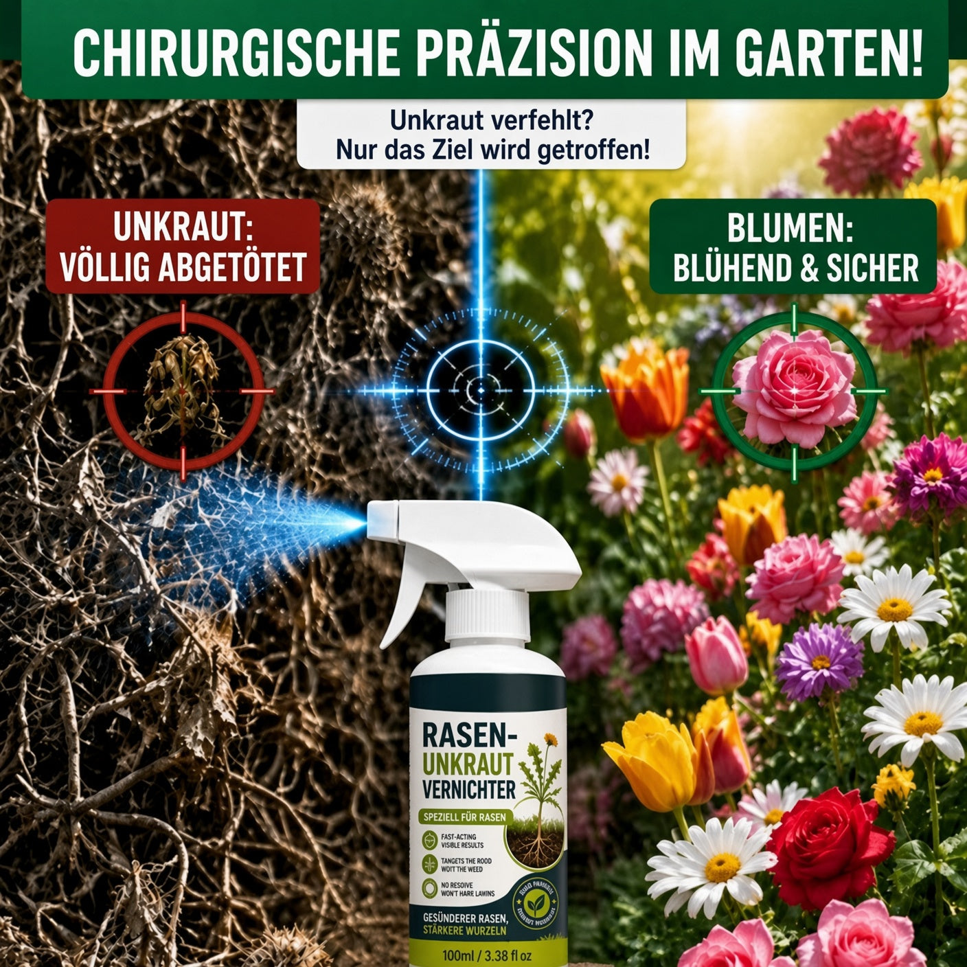 ♻️50 % RABATT 🌿 Unkraut-Stop – 🔥Stark gegen Unkraut & hemmt neues Wachstum | Für Garten, Wege & Hof ⚡