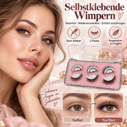 ✨Wiederverwendbare Selbstklebende Wimpern| Wacher Blick in 3 Sekunden👀– Ohne Kleber, Ohne Aufwand!