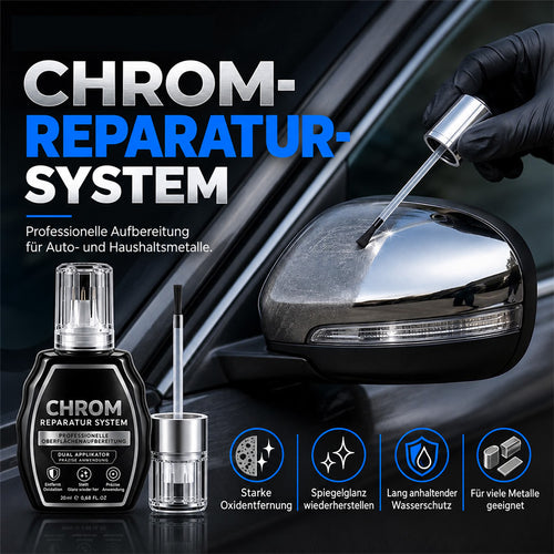 🚗 Chrompflege 2-in-1 – Entfernt Oxidation & Bringt Metalloberflächen Zum Strahlen