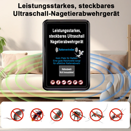 Leistungsstarkes Plug-In-Ultraschall-Nagetierabwehrmittel