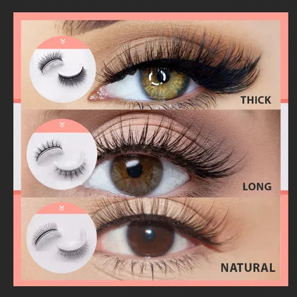 ✨Wiederverwendbare Selbstklebende Wimpern| Wacher Blick in 3 Sekunden👀– Ohne Kleber, Ohne Aufwand!