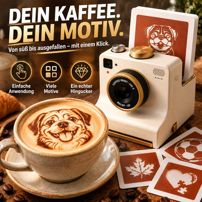 ☕ 50% RABATT!✨Retro-Kaffeekamera für kreative Kaffeemomente
