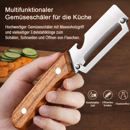 🥕🔥 Multifunktionaler Gemüseschäler für die Küche – Rostfreie Klinge, Ergonomischer Griff & Ideal für Obst & Gemüse ✨