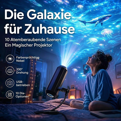 🌌 HD Galaxie- & Ozean-Projektor – Einfach einstecken & genießen! 🥳 Bereits über 50.000 begeisterte Kunden! ✨