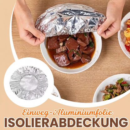 🏠 Aluminiumfolien-Wärmeisolierhaube – Speisen länger warm halten, ideal für Zuhause & unterwegs