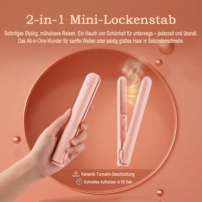🌈2-in-1 Mini Lockenstab 🎁