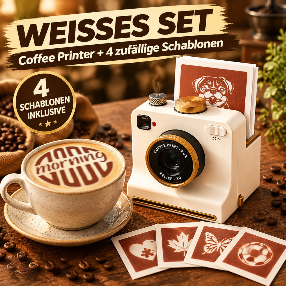 ☕ 50% RABATT!✨Retro-Kaffeekamera für kreative Kaffeemomente