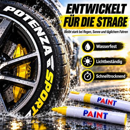 🌈Reifen-Schriftzug-Marker | Verleihe deinen Rädern einen individuellen Look✨