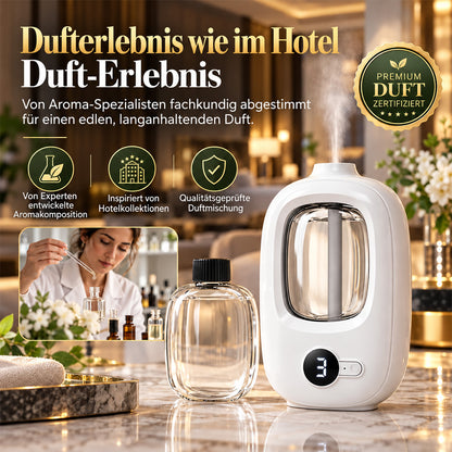 📢📢50 % RABATT! ⏰🎶Kabelloser Aroma-Diffusor mit Sandelholzduft – 4 Timer, leiser Betrieb & elegantes Dufterlebnis🌿💡