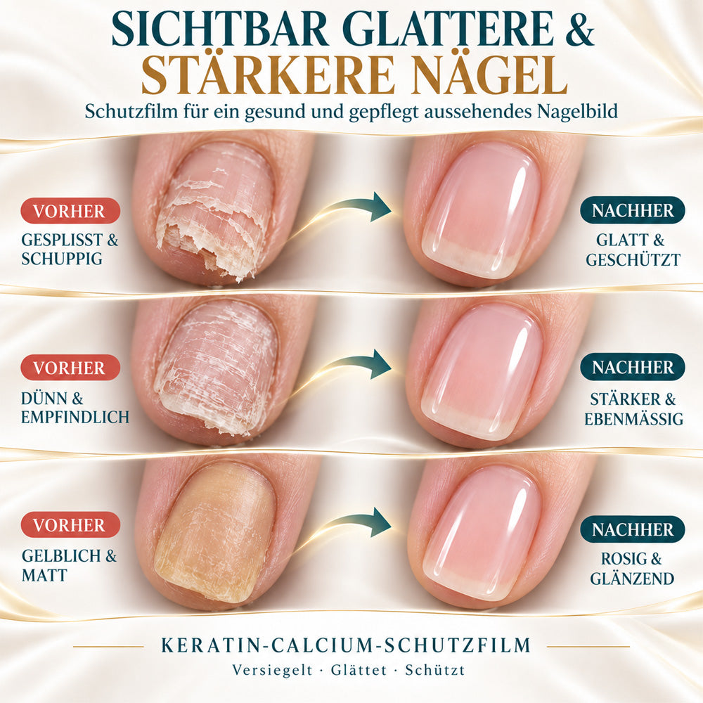 💜💅 Fliederfarbener Glanz-Nagelhärter | Leichtes Serum spendet Feuchtigkeit, stärkt die Nagelplatte & reduziert das Risiko von Nagelschäden