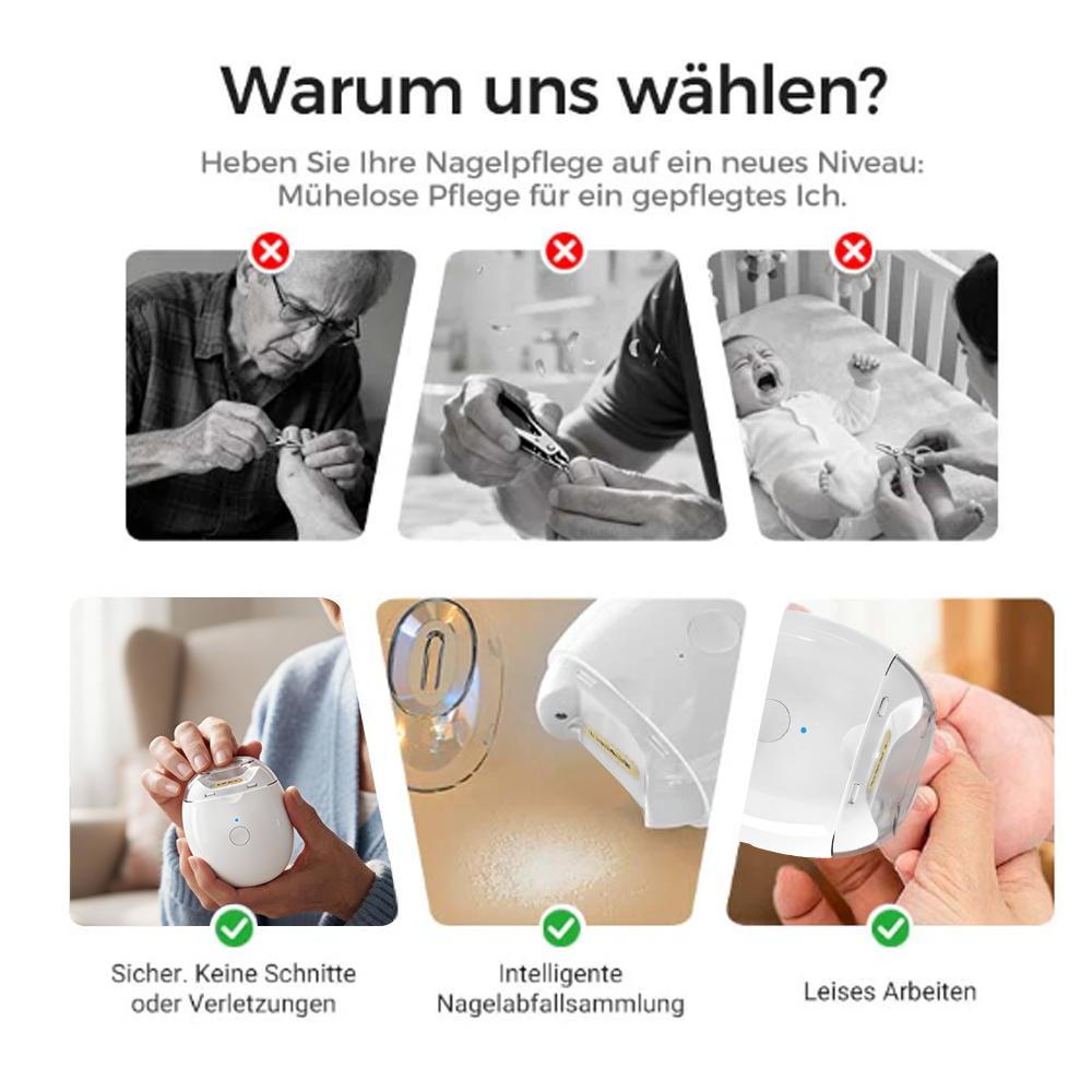 💥LETZTER TAG VERKAUF 50% RABATT💥 Universelle automatische Nagelfeile für Erwachsene und Kinder👶