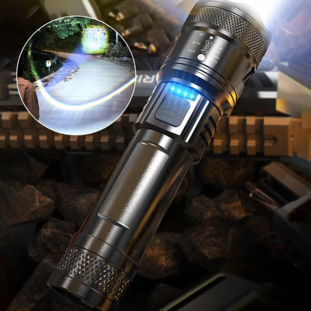 🔥heißer Verkauf🔥Zoombare Taschenlampe mit superstarkem Licht -Remifa®