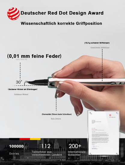 💖 2026 Verbesserter, wasserfester Augenbrauenstift für natürliche Augenbrauen – Gewinner des deutschen Red Dot Design Awards